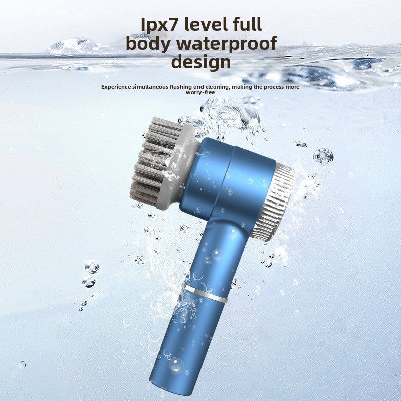 Cepillo Electrico de Limpieza Multisuperficie Inalambrico con Cabezales Intercambiables