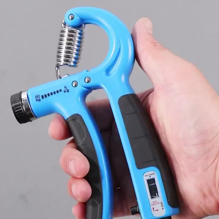 Expansor de Agarre Digital Ajustable con Contador LCD para Entrenamiento de Manos