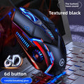 Raton Gaming RGB con Cable y Diseno Ergonomico para PC y Portatil