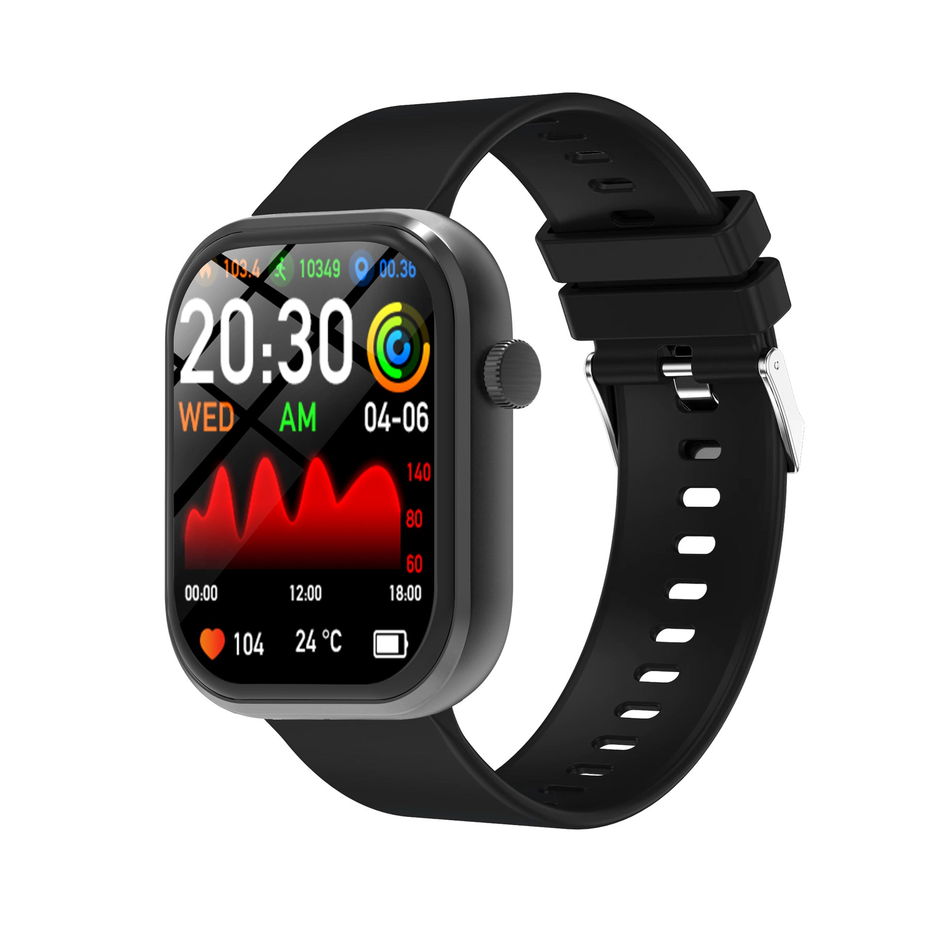 Reloj Inteligente Deportivo con Llamadas Bluetooth y Monitor de Salud