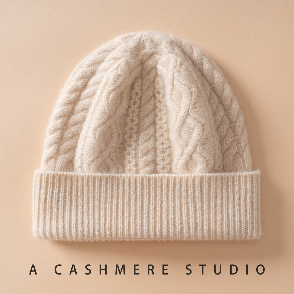 Gorro de Lana Grueso Unisex Suave y Calido para Invierno