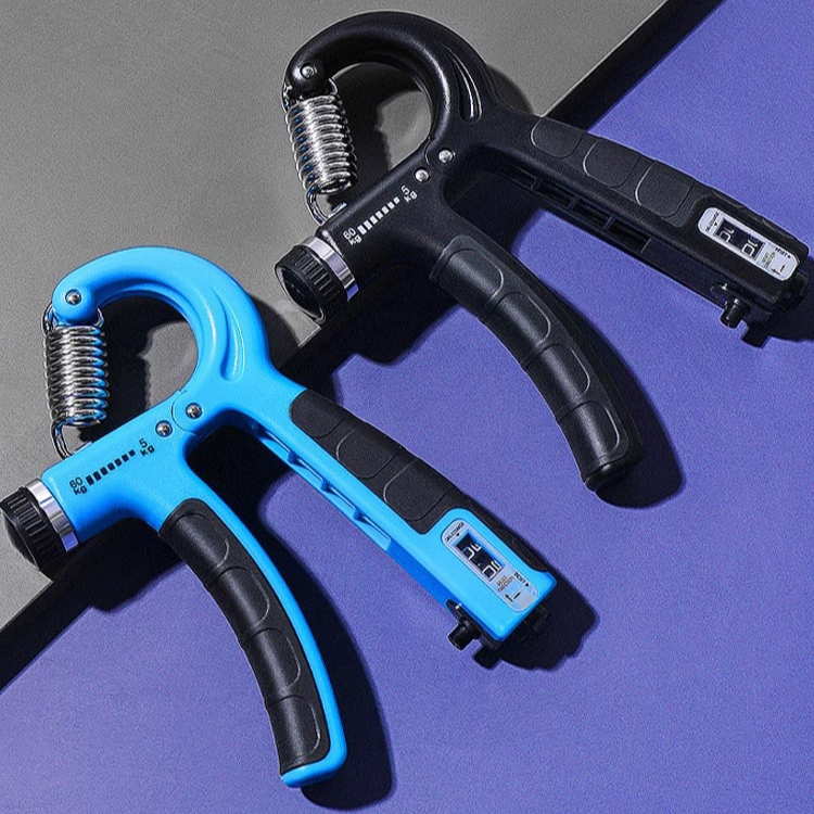 Expansor de Agarre Digital Ajustable con Contador LCD para Entrenamiento de Manos