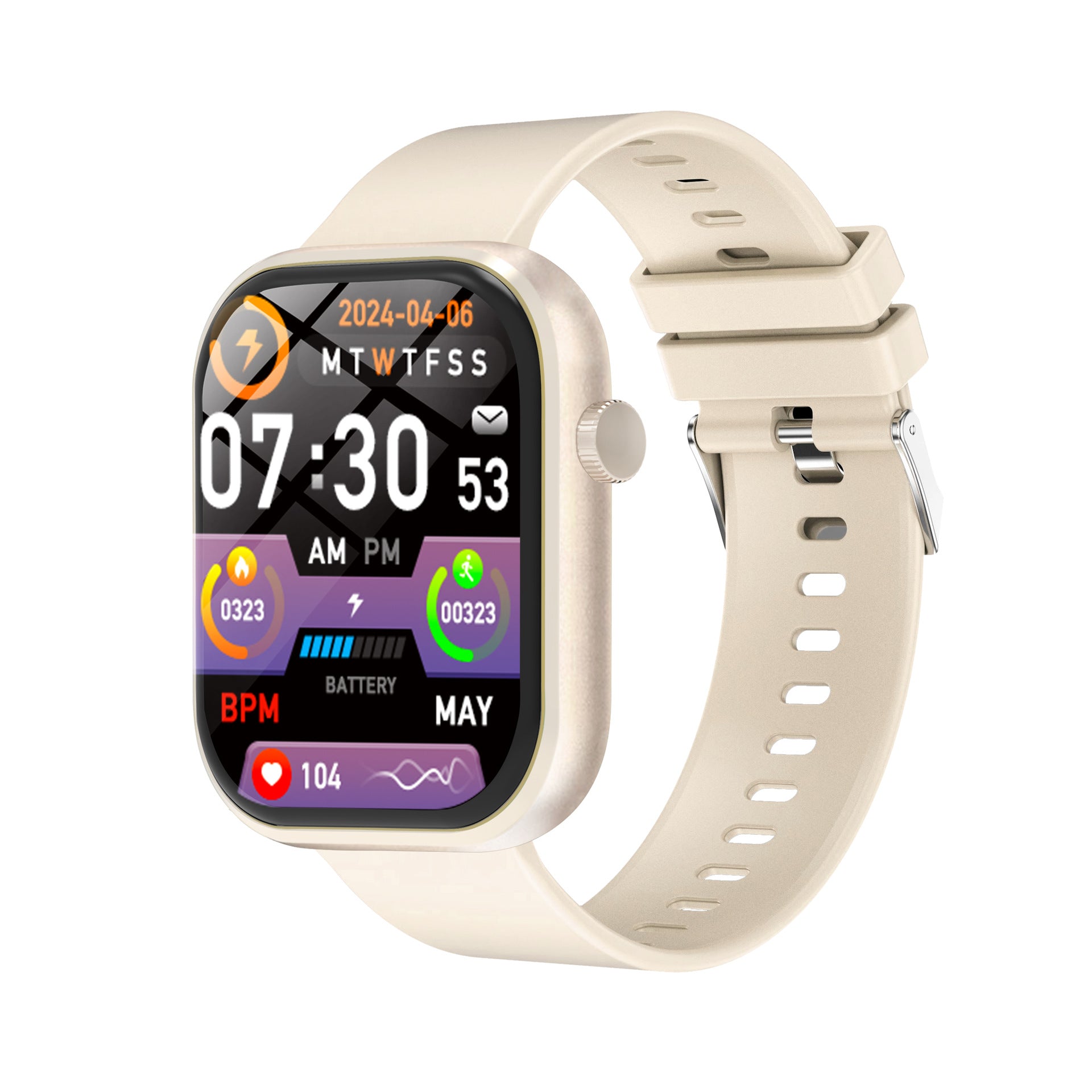 Reloj Inteligente Deportivo con Llamadas Bluetooth y Monitor de Salud