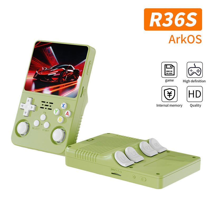 Consola de Juegos Portatil R36S con Pantalla HD y Miles de Juegos Retro