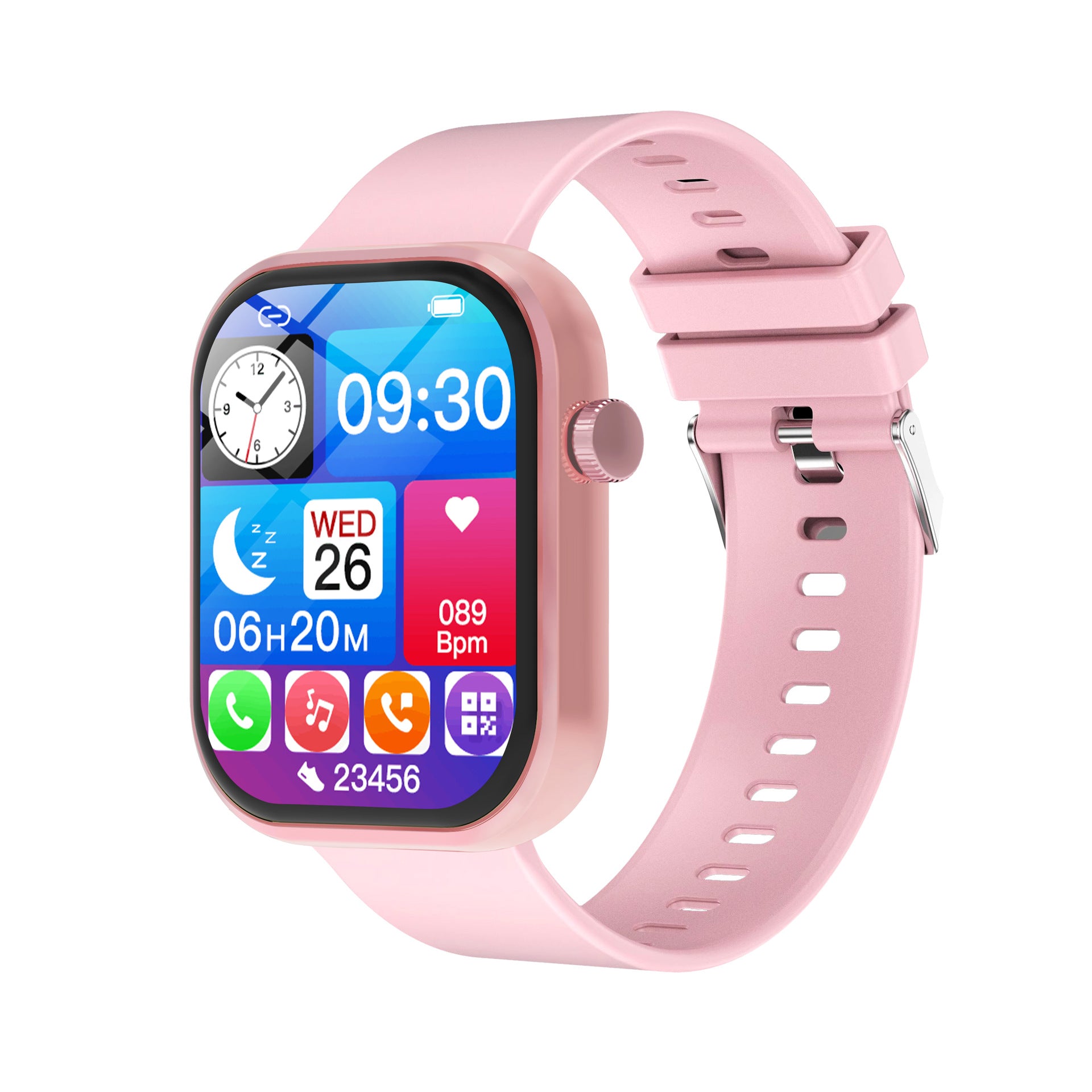 Reloj Inteligente Deportivo con Llamadas Bluetooth y Monitor de Salud