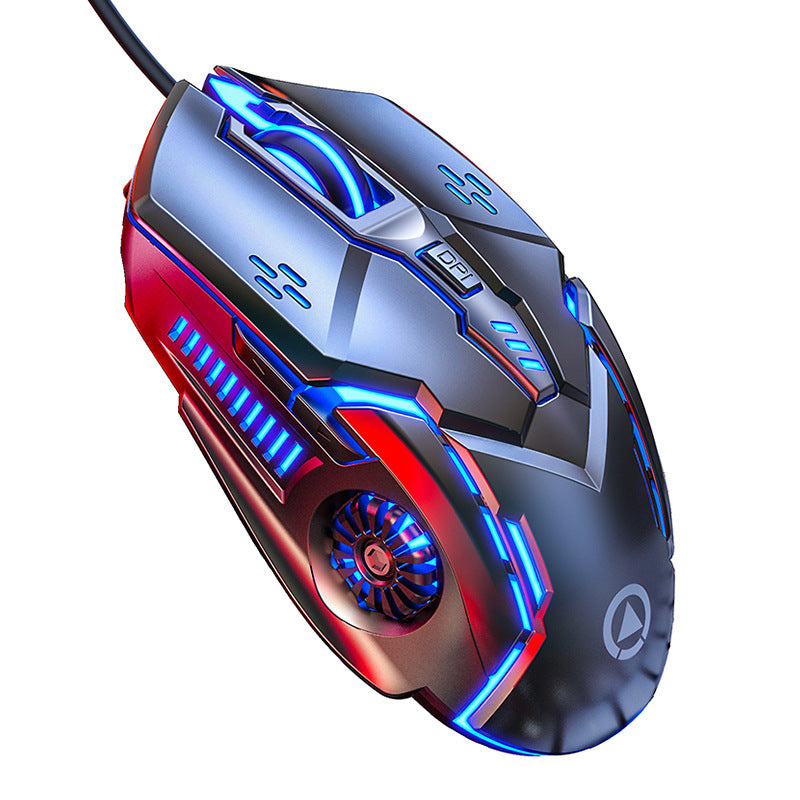 Raton Gaming RGB con Cable y Diseno Ergonomico para PC y Portatil